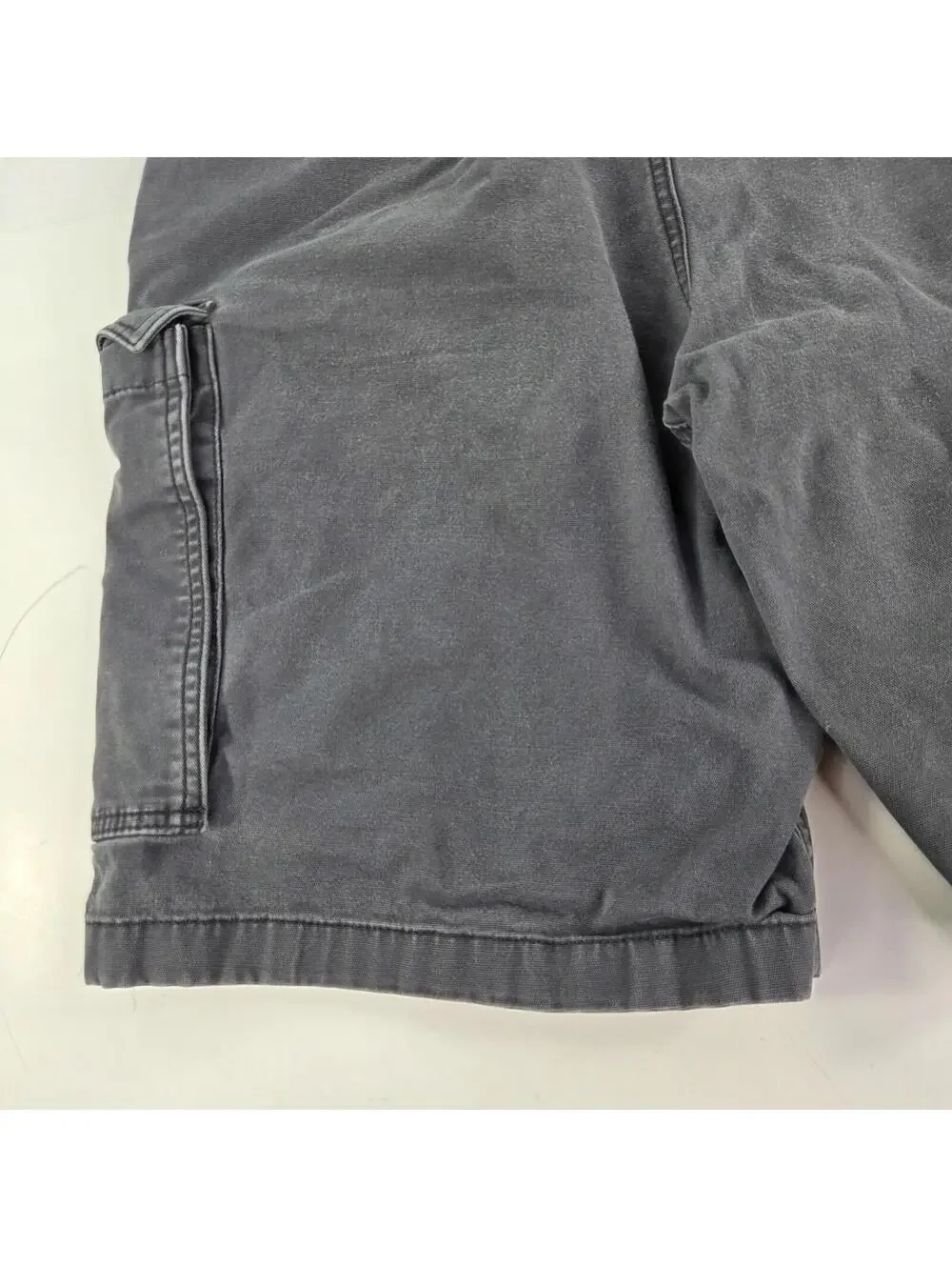 Carhartt Rugged Flex Relaxed Fit Short Size 40 Mens Gray Distressed Cargo Shorts